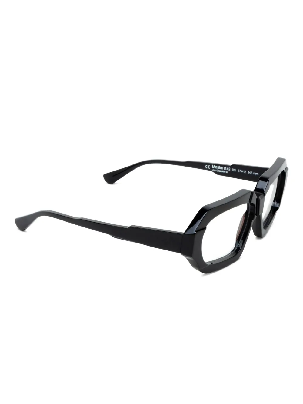 Kuboraum K42 geometric-frame glasses | Men | Image 2