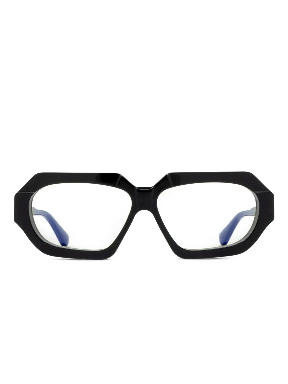 Kuboraum K42 geometric-frame glasses | Black | Image 1