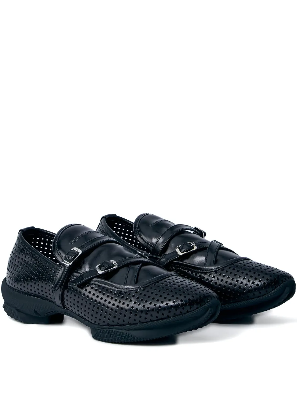 Kiko Kostadinov Women S Sonia Buckled Loafers In Black