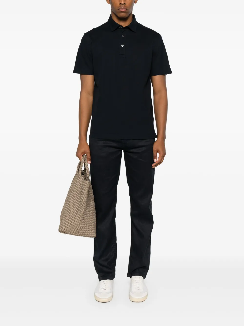 Zegna cotton trousers - Blauw