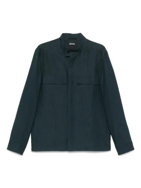 Zegna قميص كتان