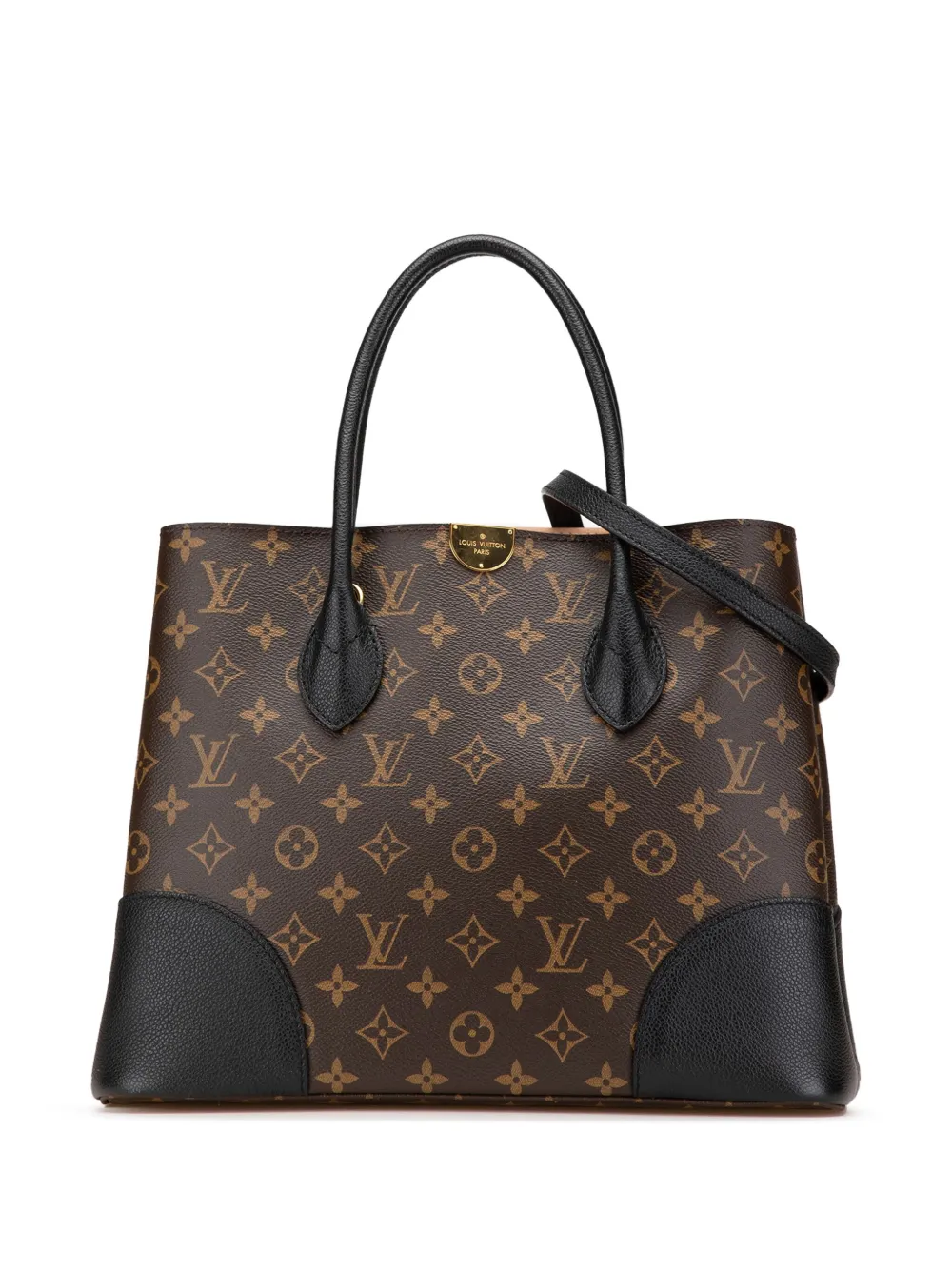 Louis Vuitton Pre-Owned 2016 モノグラム フランドリン サッチェルバッグ - ブラック Louis Vuitton Pre-Owned 2016 モノグラム フランドリン サッチェルバッグ - ブラック