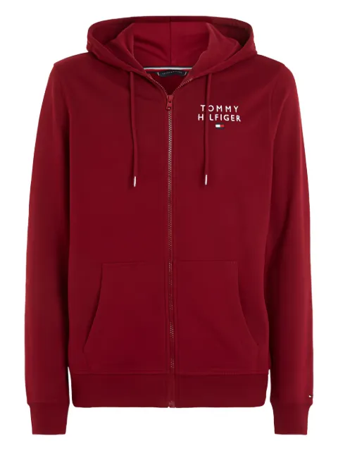 Tommy Hilfiger logo zip-up hoodie