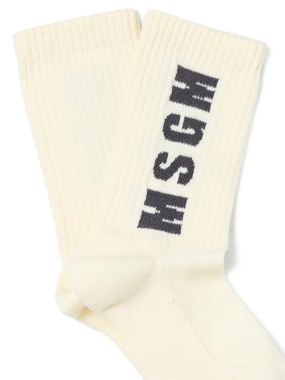 MSGM Kids embroidered-logo socks | Teen Boy Clothing | Image 2