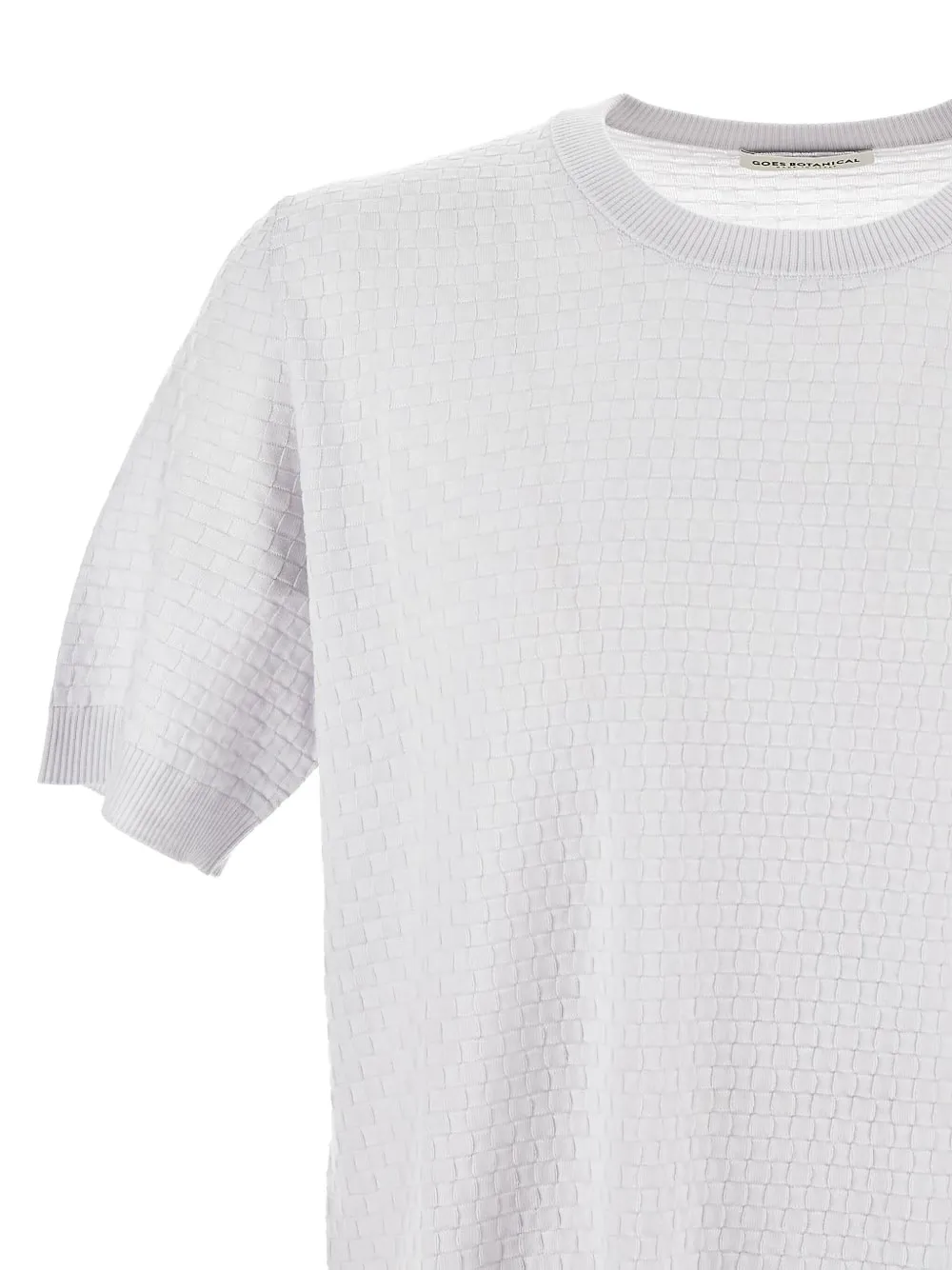 GOES BOTANICAL Fijngebreid T-shirt Grey