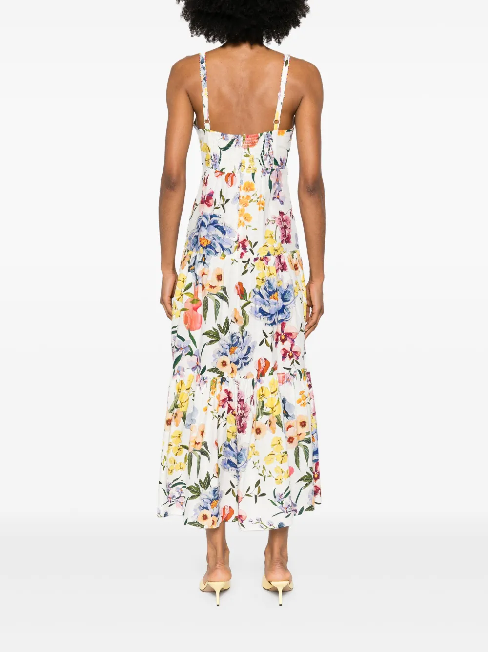 FARM Rio Greek Garden maxi-jurk Wit