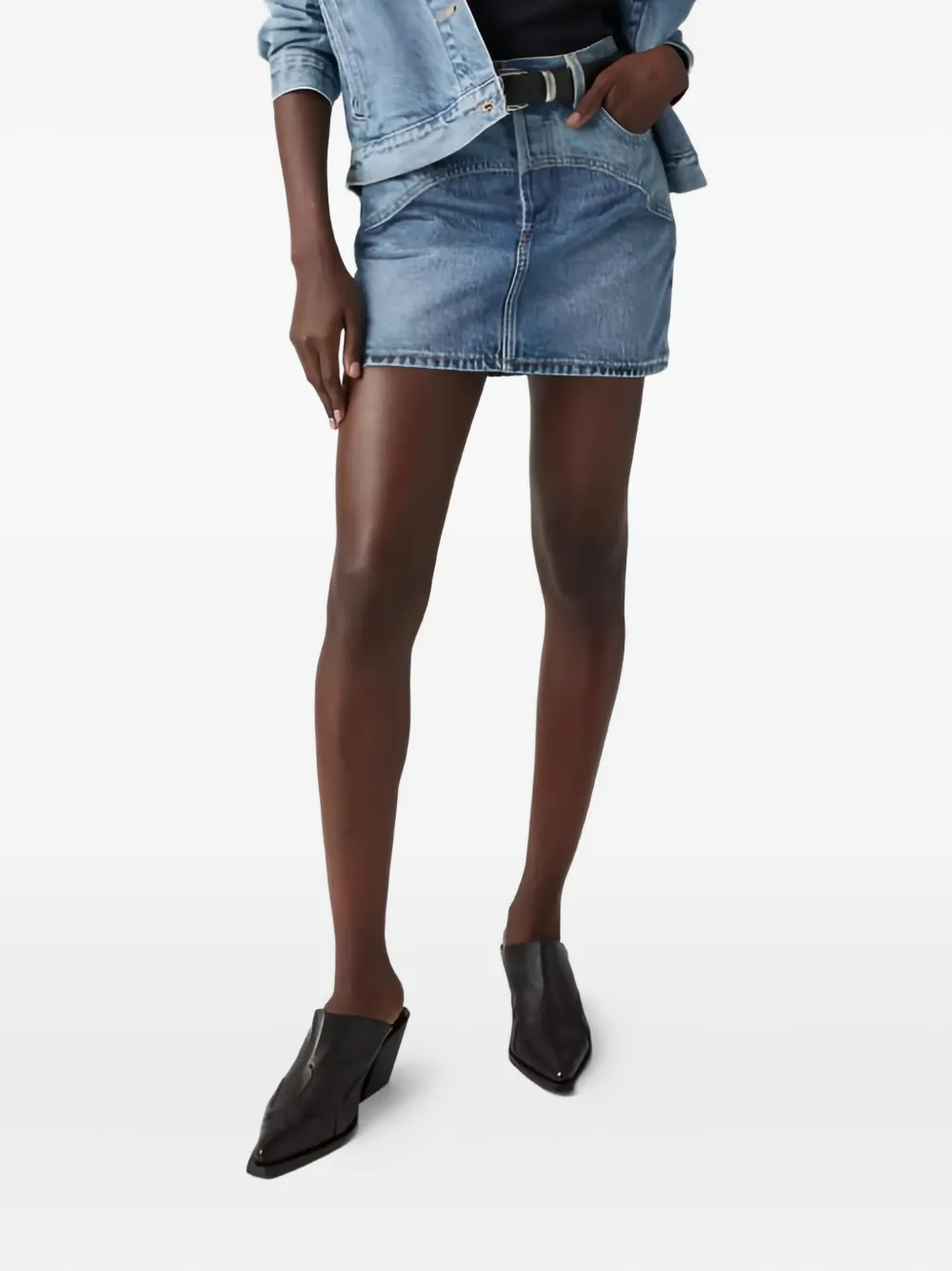 Levi's Icon Mini Skirt In Blue