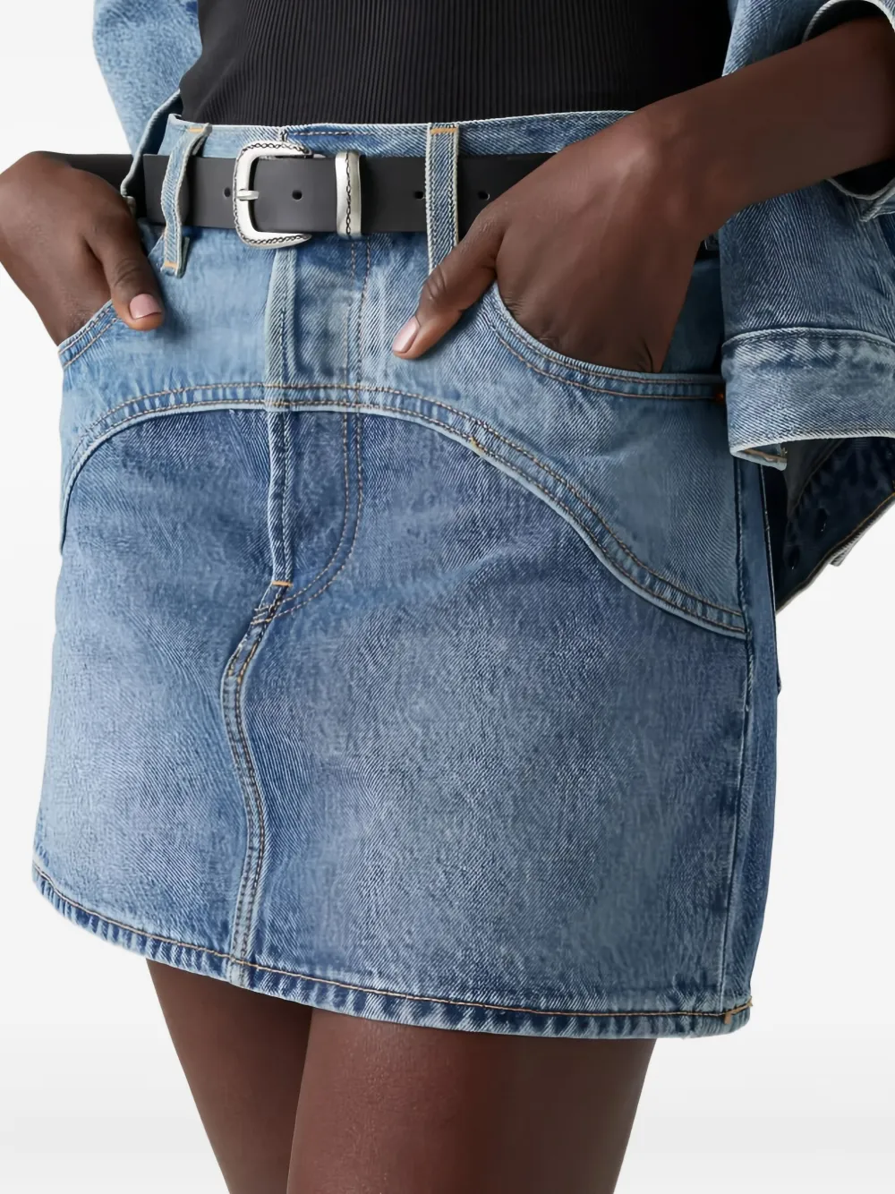 Levi's Icon Mini Skirt In Blue