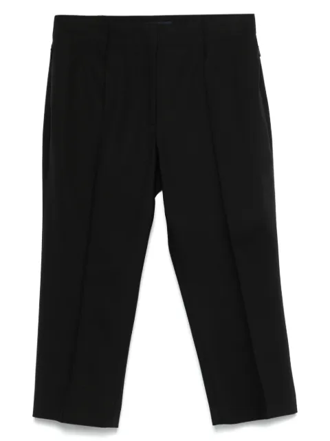 Juun.J pantalones capri con logo en relieve