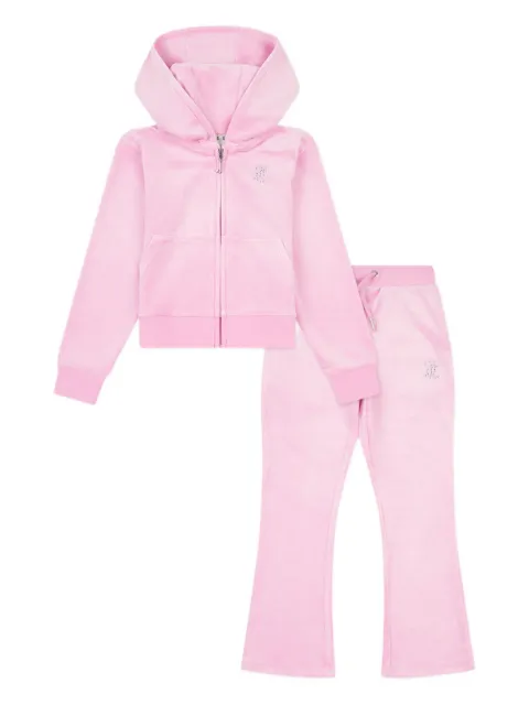 Juicy Couture Kids logo-studded tracksuit set