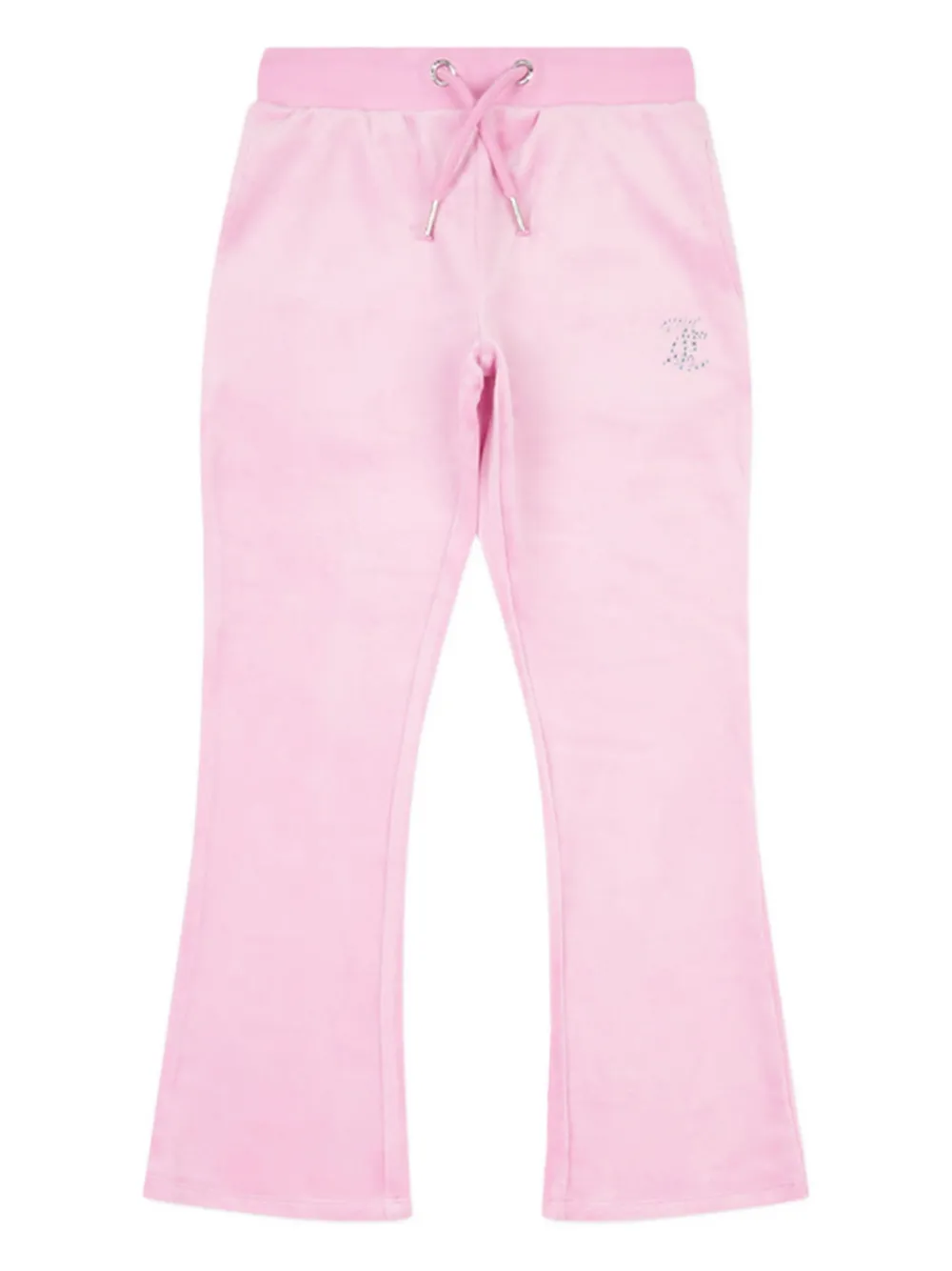 Juicy Couture Kids Trainingspak met logo van studs Roze
