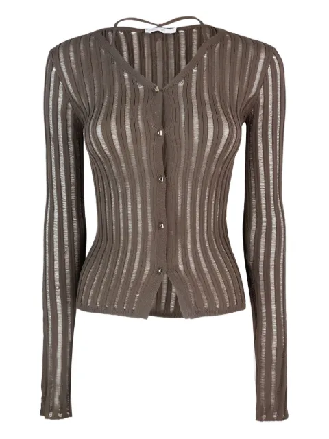 Patrizia Pepe Cardigan a coste con bottoni