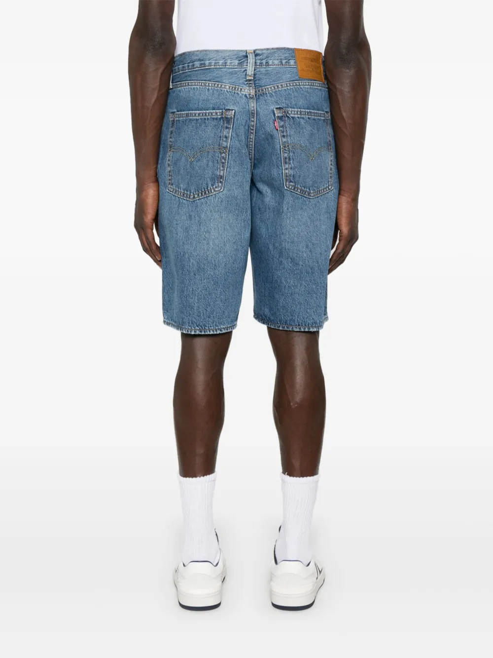 Levi's 478 denim shorts Blauw