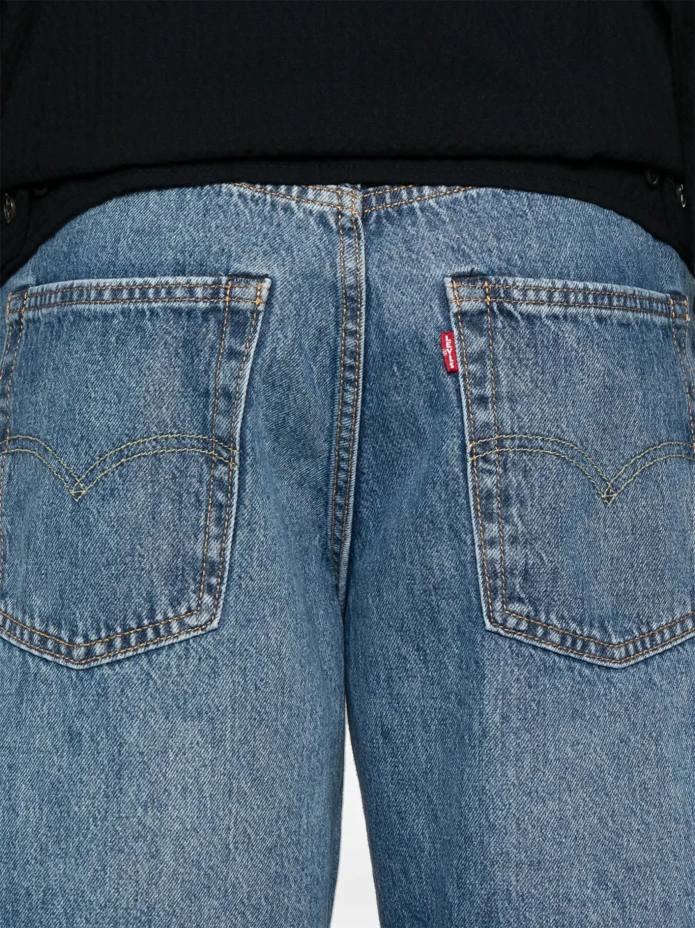 Levi's 478 denim shorts Blauw