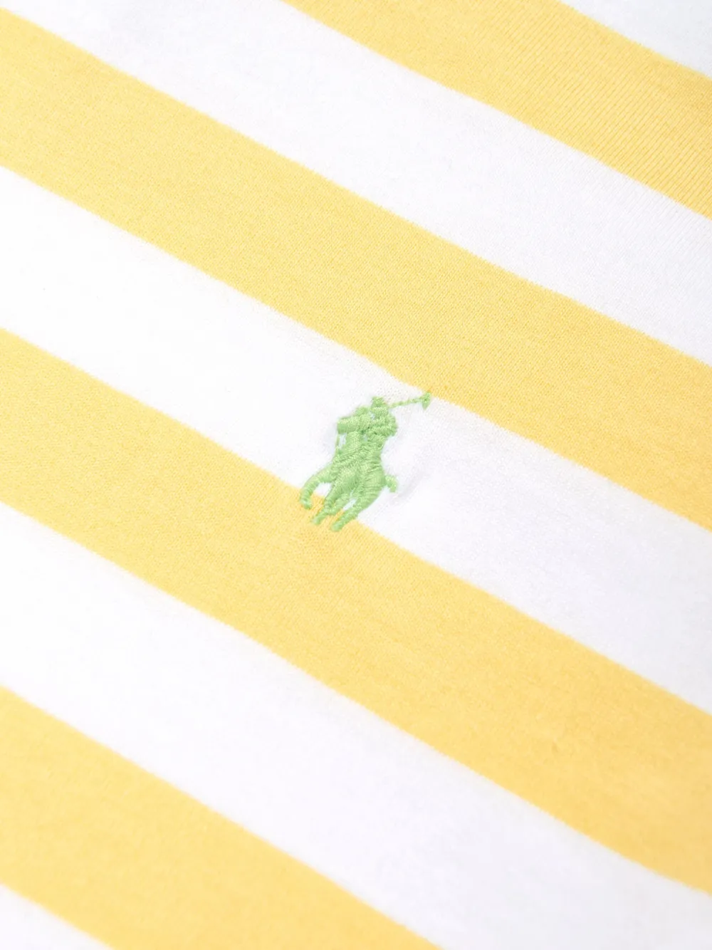POLO RALPH LAUREN KIDS Gestreept poloshirt Geel