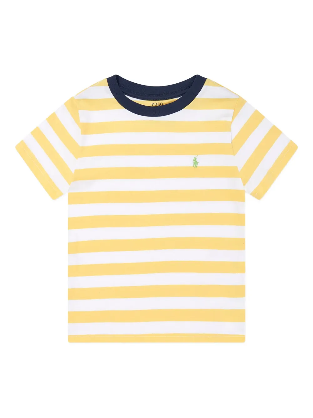 POLO RALPH LAUREN KIDS Gestreept poloshirt Geel