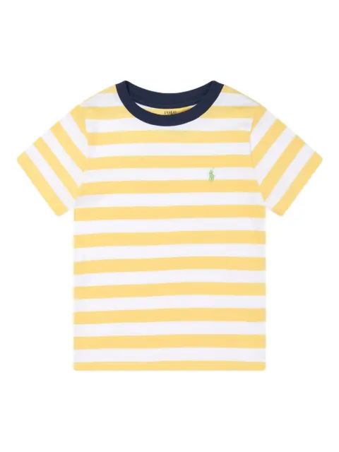 POLO RALPH LAUREN KIDS playera tipo polo con rayas estampadas