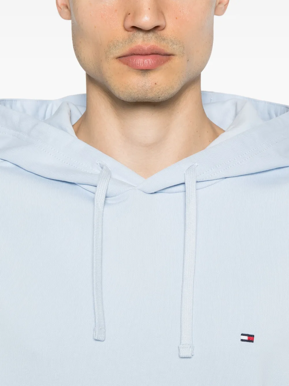 Tommy Hilfiger Hoodie met geborduurd logo Blauw
