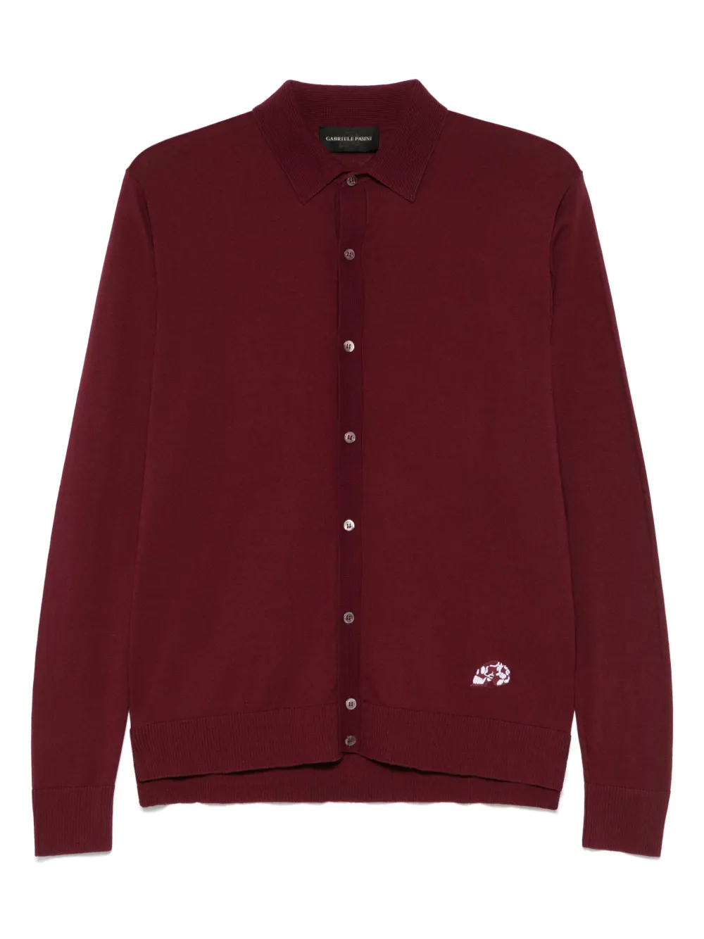 Gabriele Pasini camisa tejido fino | rojo | Image 1