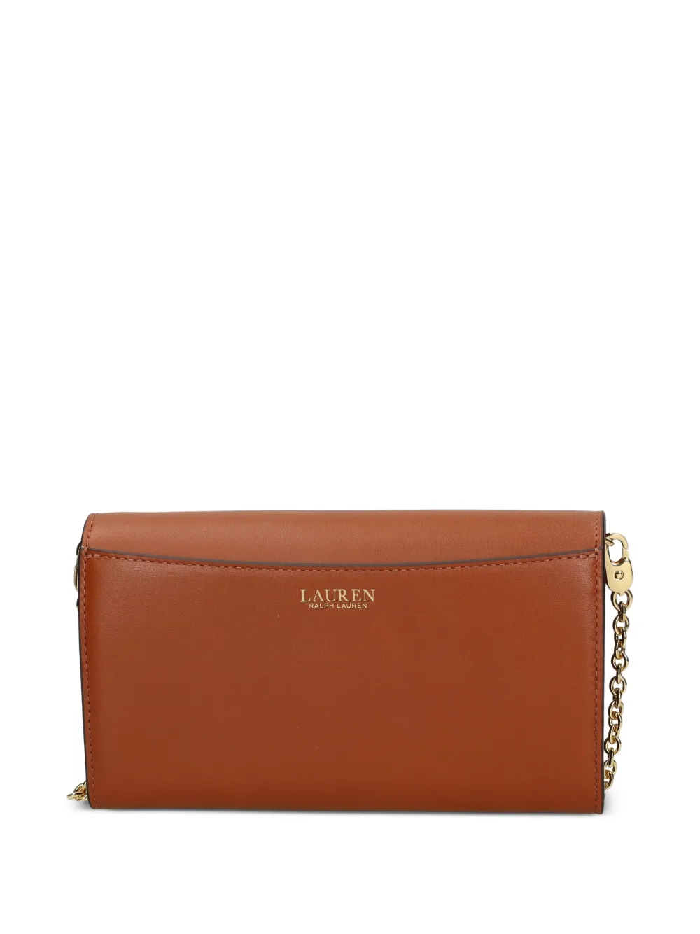 Lauren Ralph Lauren Leren crossbodytas Bruin