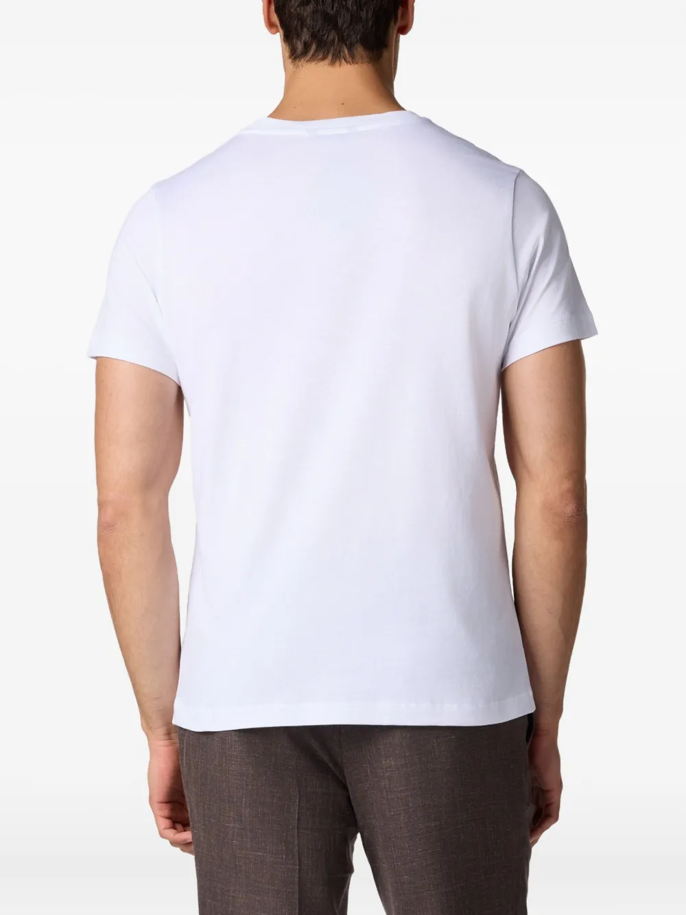Brooks Brothers Jersey T-shirt Wit