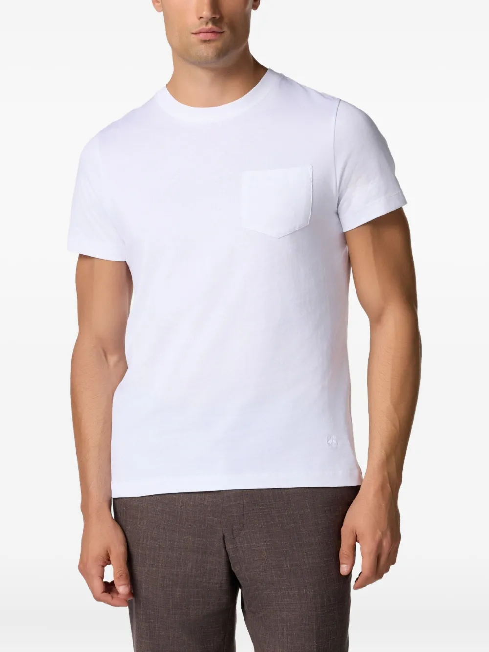 Brooks Brothers Jersey T-shirt Wit