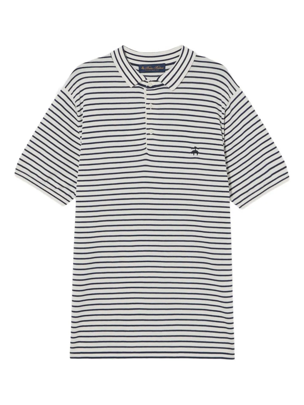 Brooks Brothers Polo a righe - Bianco