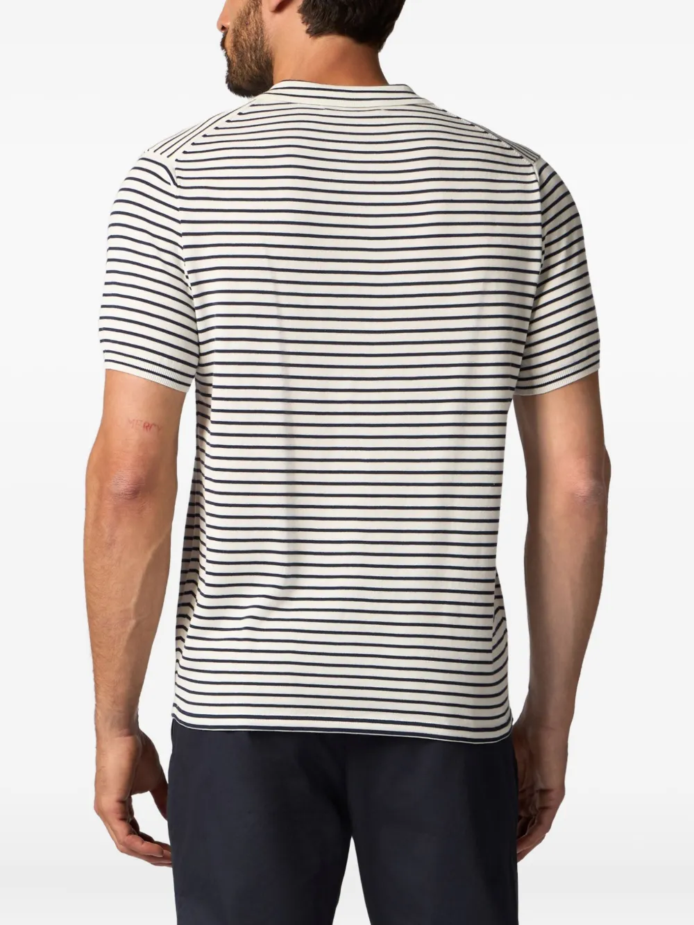 Brooks Brothers Gestreept poloshirt Wit
