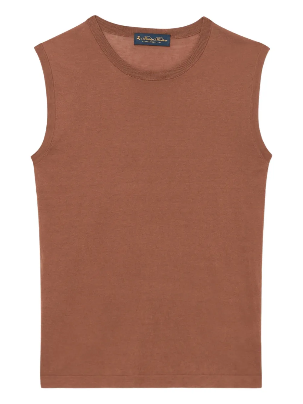 Brooks Brothers Top in jersey - Marrone