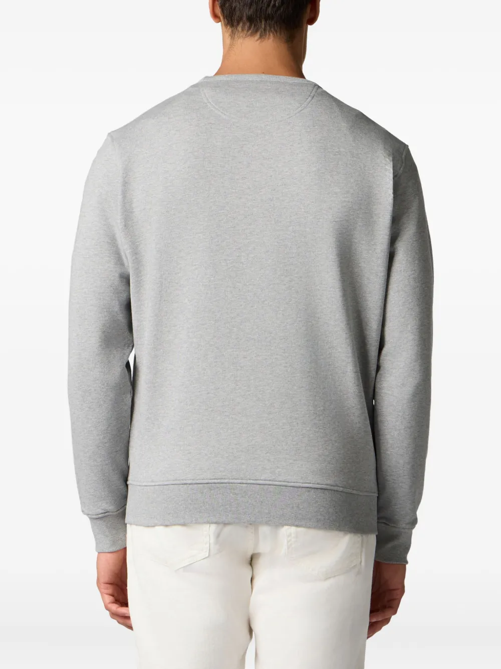 Brooks Brothers Sweater met geborduurd logo Grijs