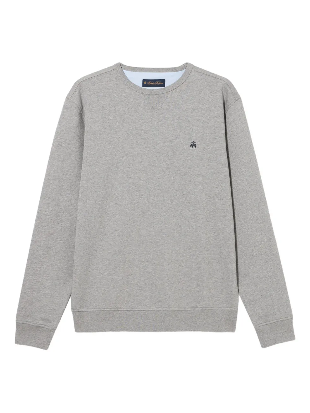 Brooks Brothers Sweatshirt mit Logo-Stickerei - Grau