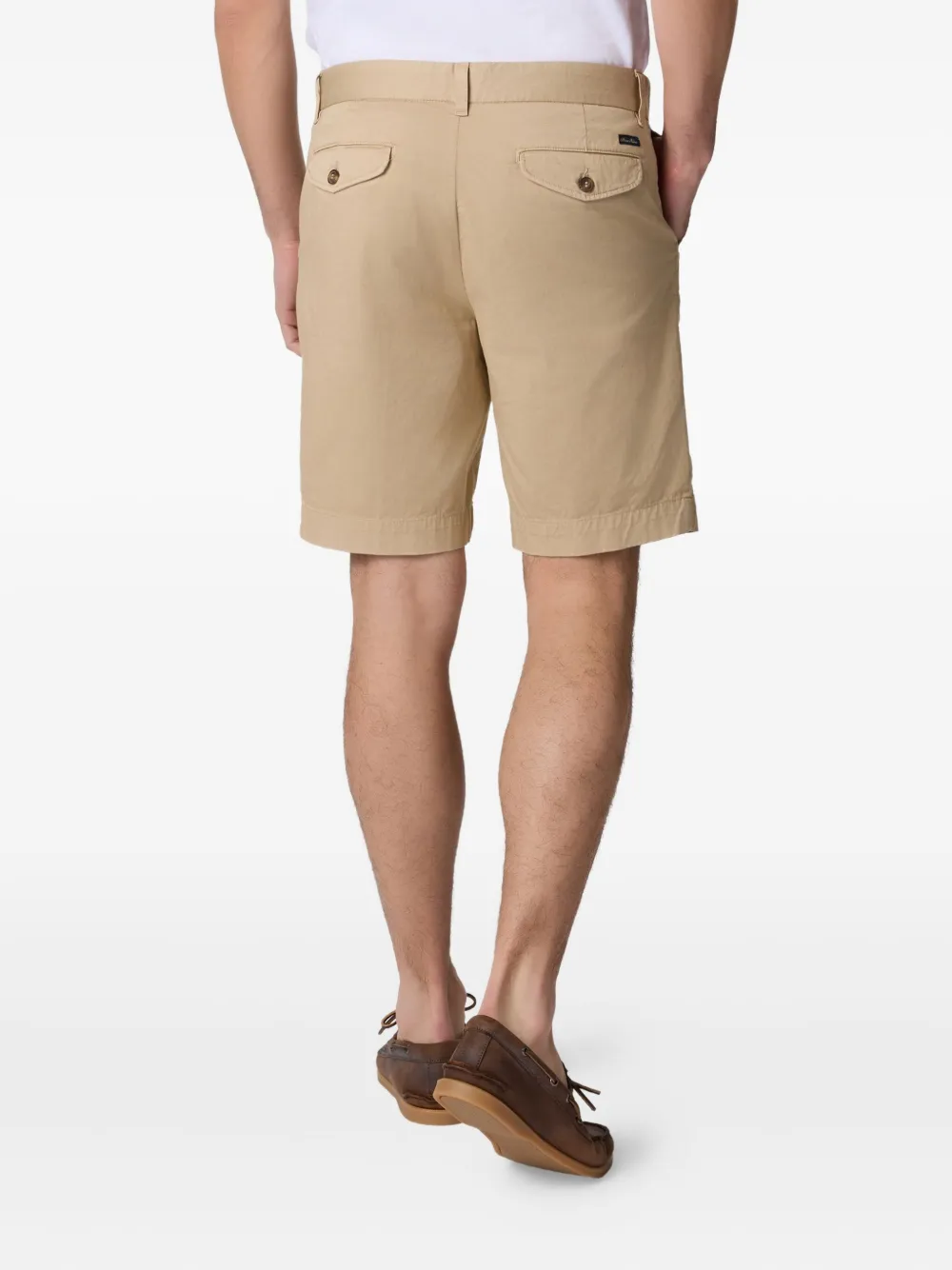Brooks Brothers Bermuda shorts van stretch-katoen Beige