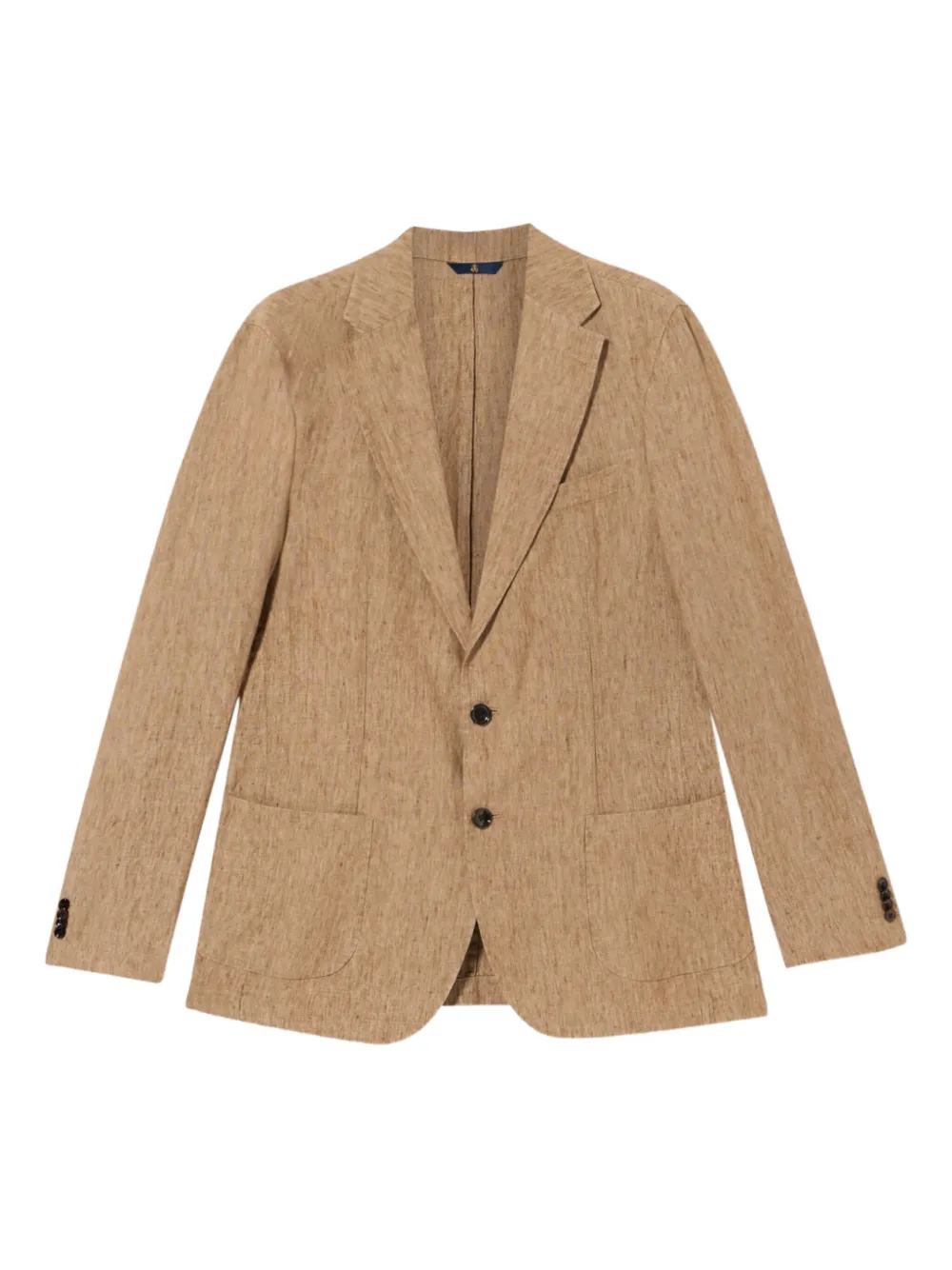 Brooks Brothers Blazer met enkele rij knopen Bruin