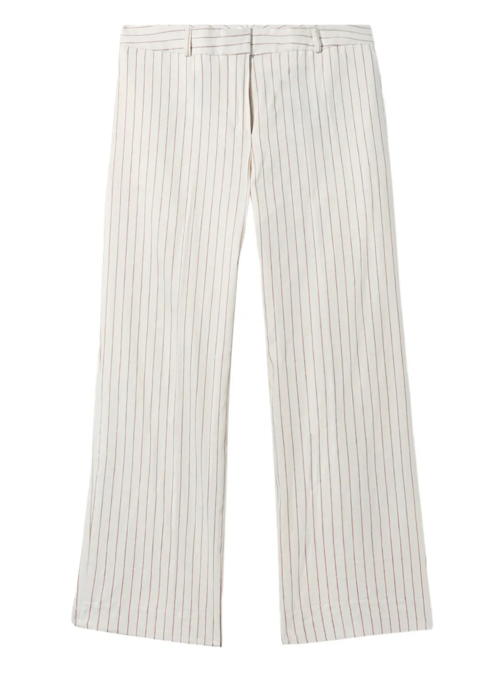 Brooks Brothers Broek met krijtstreep Wit
