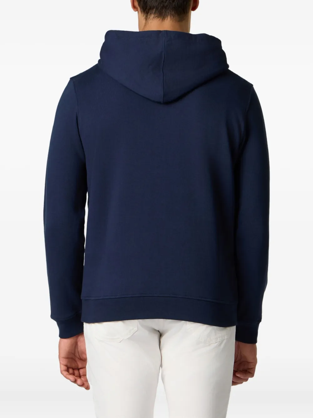 Brooks Brothers Badstof hoodie met geborduurd logo Blauw