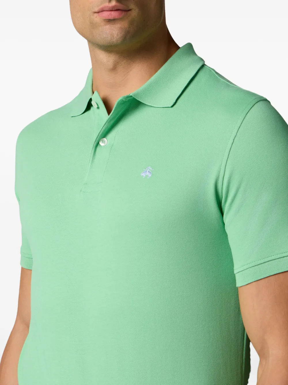 Brooks Brothers Katoenen poloshirt Groen