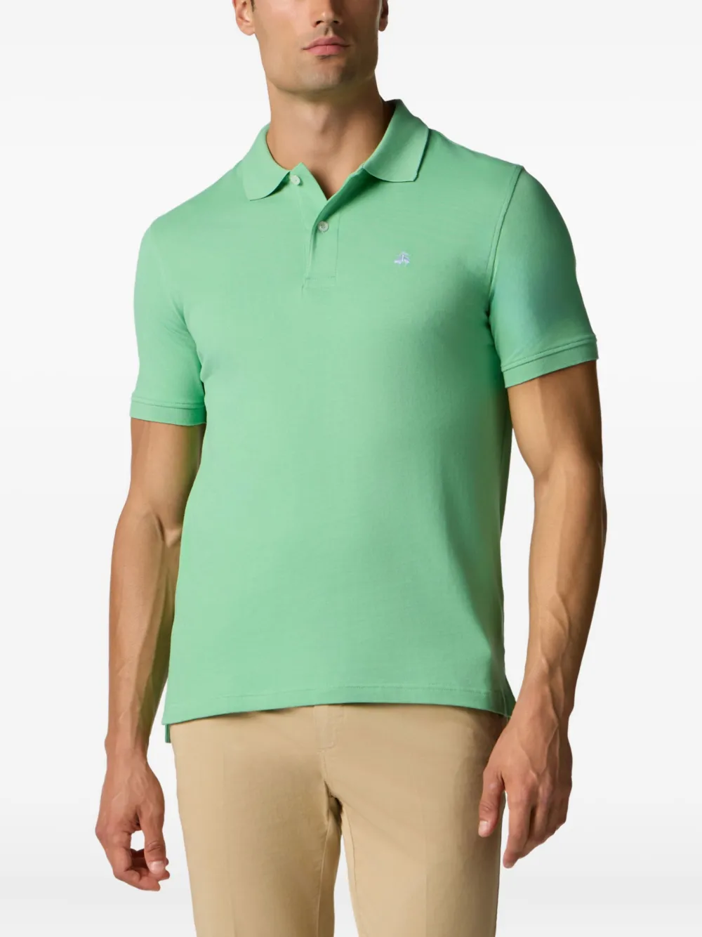 Brooks Brothers Katoenen poloshirt Groen
