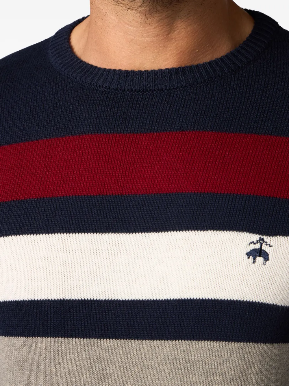 Brooks Brothers Trui van katoenen blend Blauw