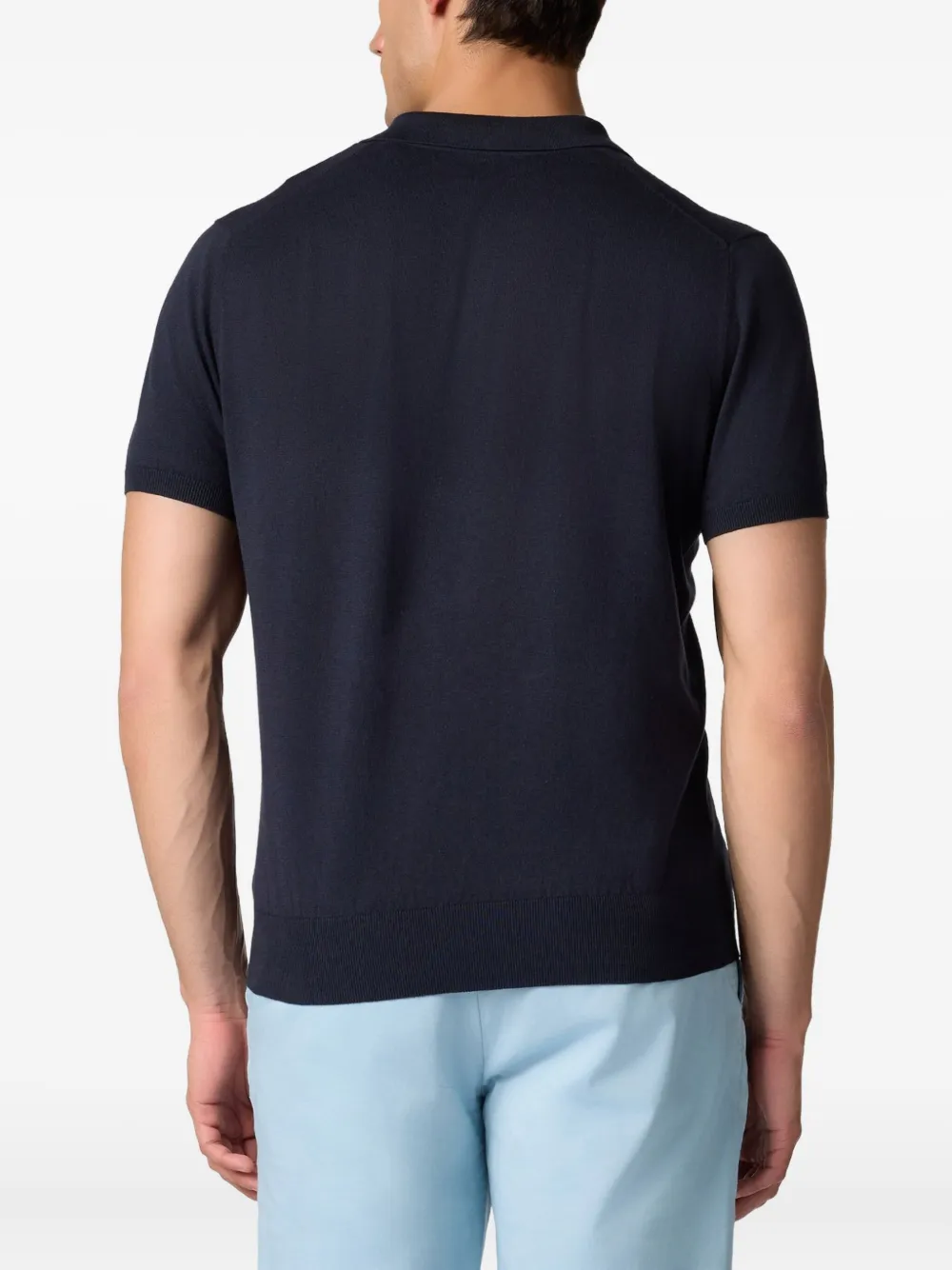Brooks Brothers Jersey T-shirt Blauw