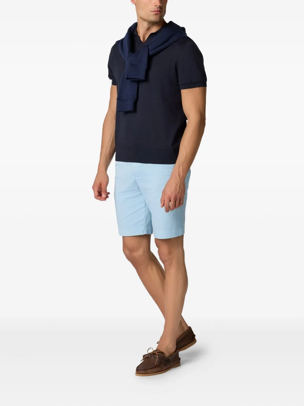 Brooks Brothers Jersey T-shirt Blauw