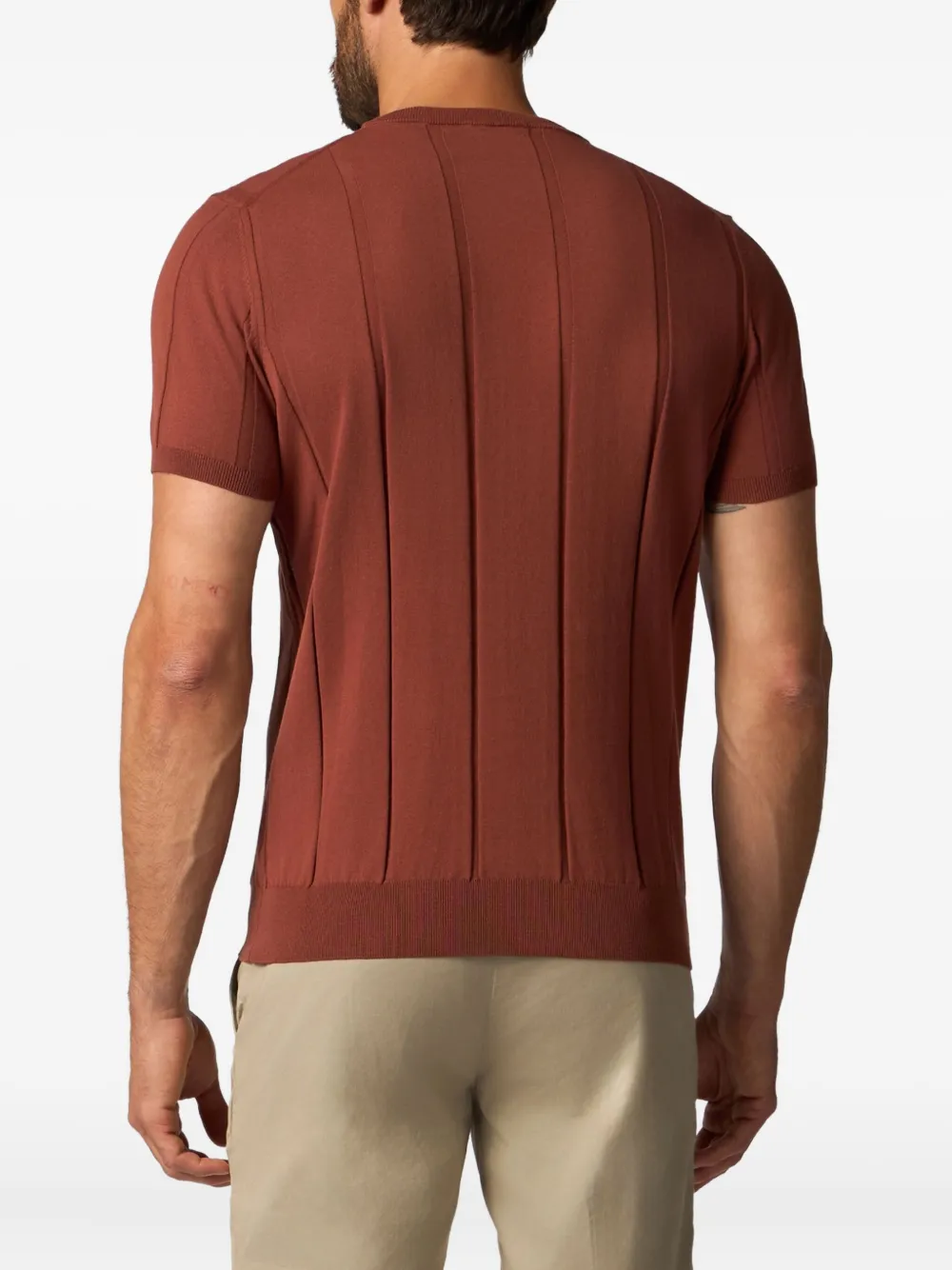 Brooks Brothers T-shirt in cotone a coste | Abbigliamento | Image 4