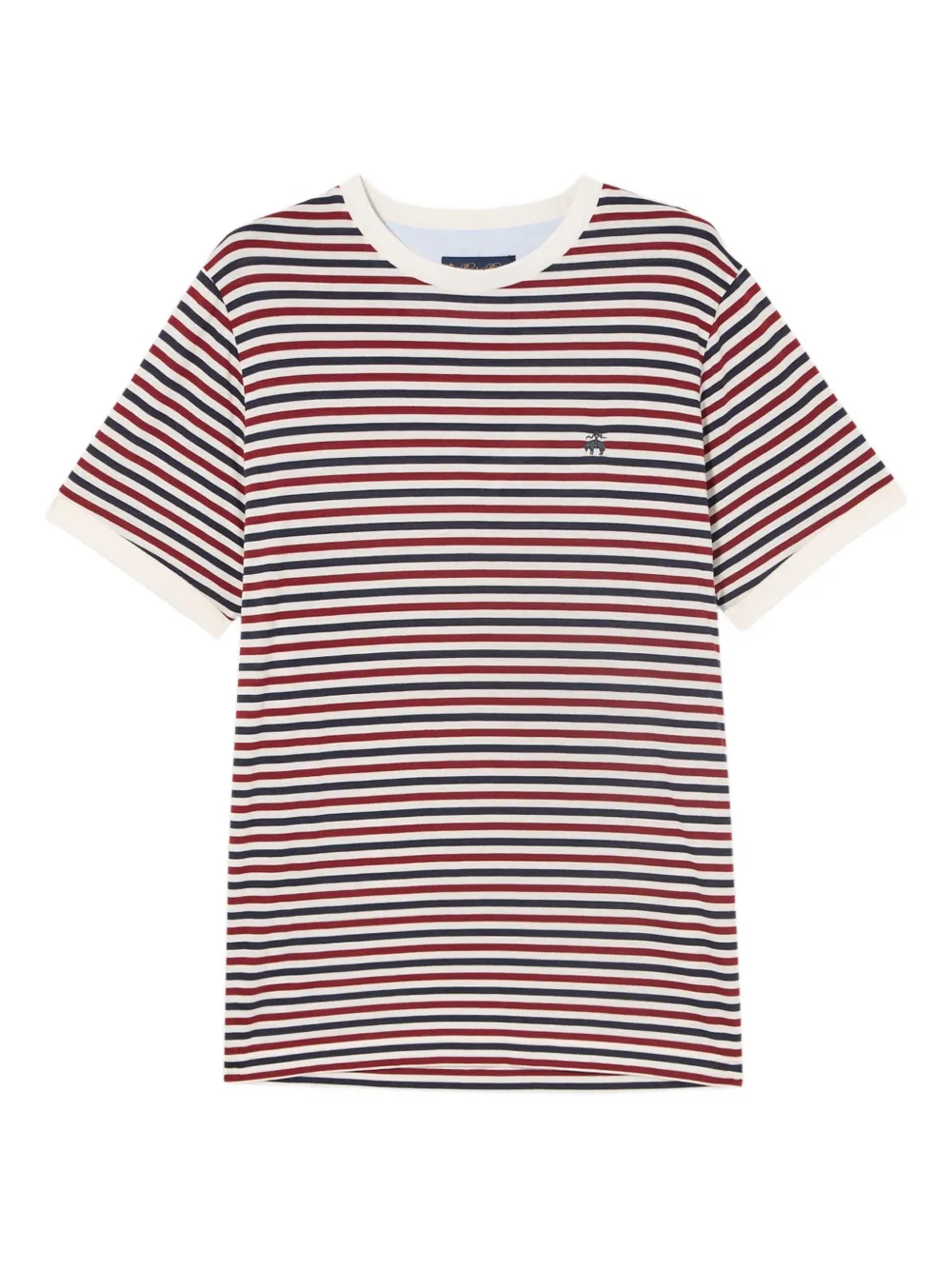 Brooks Brothers T-shirt in misto cotone - Bianco