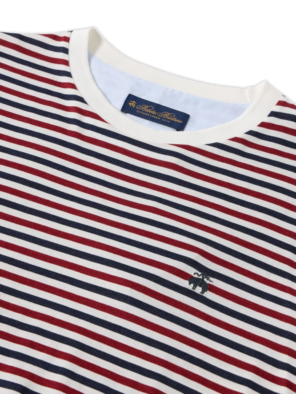 Brooks Brothers T-shirt van katoenblend - Wit