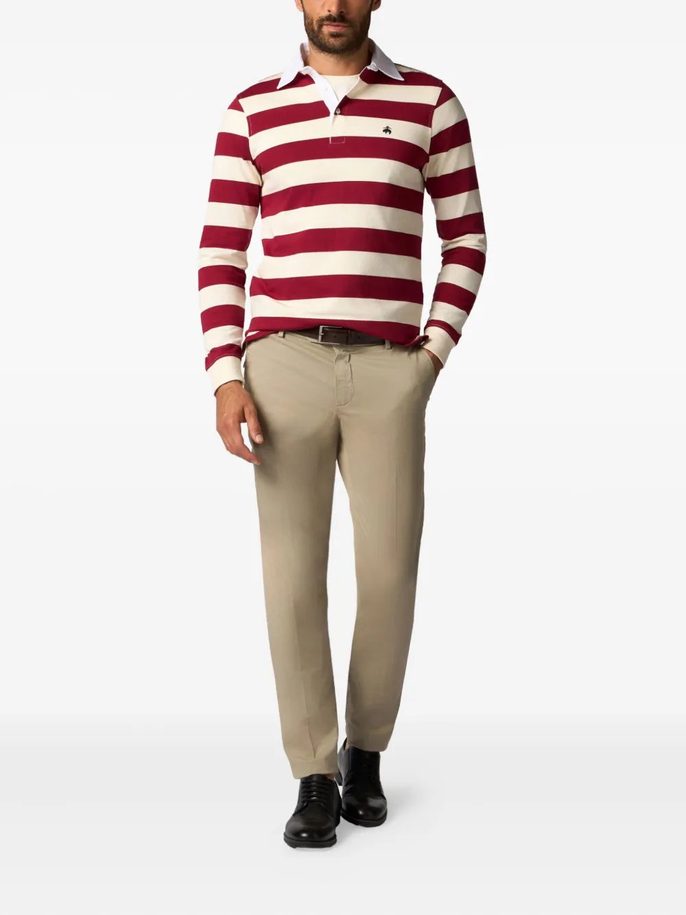 Brooks Brothers Polo a righe in cotone | Image 2