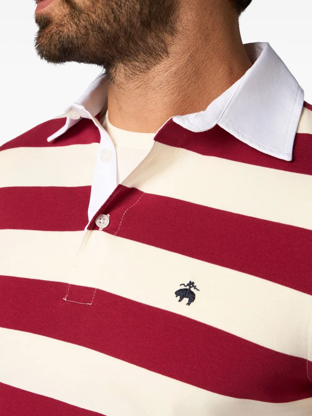 Brooks Brothers Polo a righe in cotone | Image 5