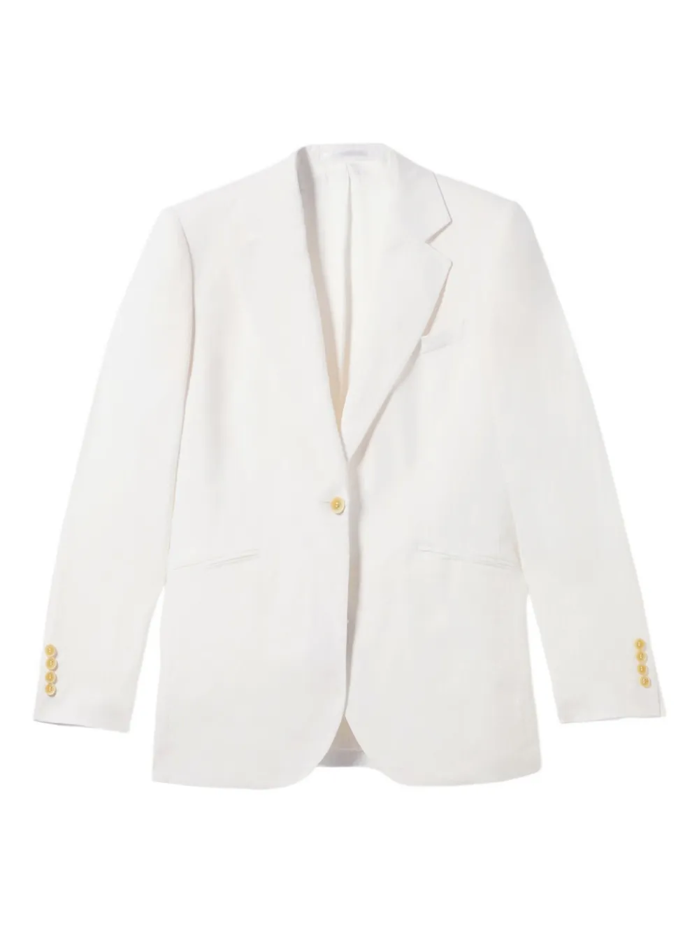 Brooks Brothers Blazer in lino - Bianco