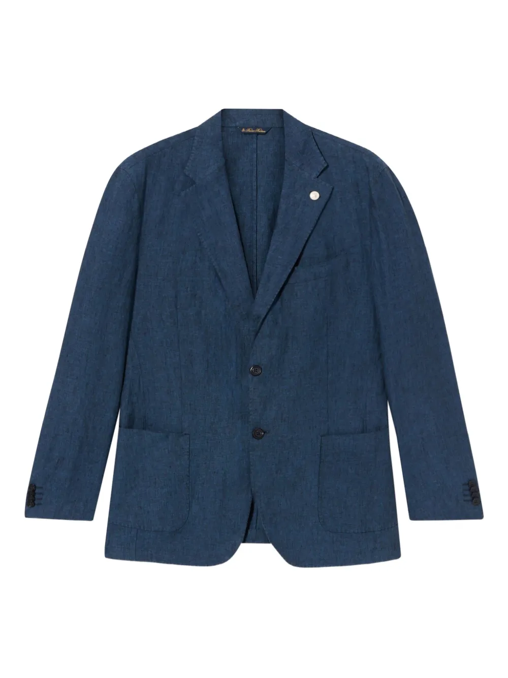 Brooks Brothers Blazer in lino - Blu