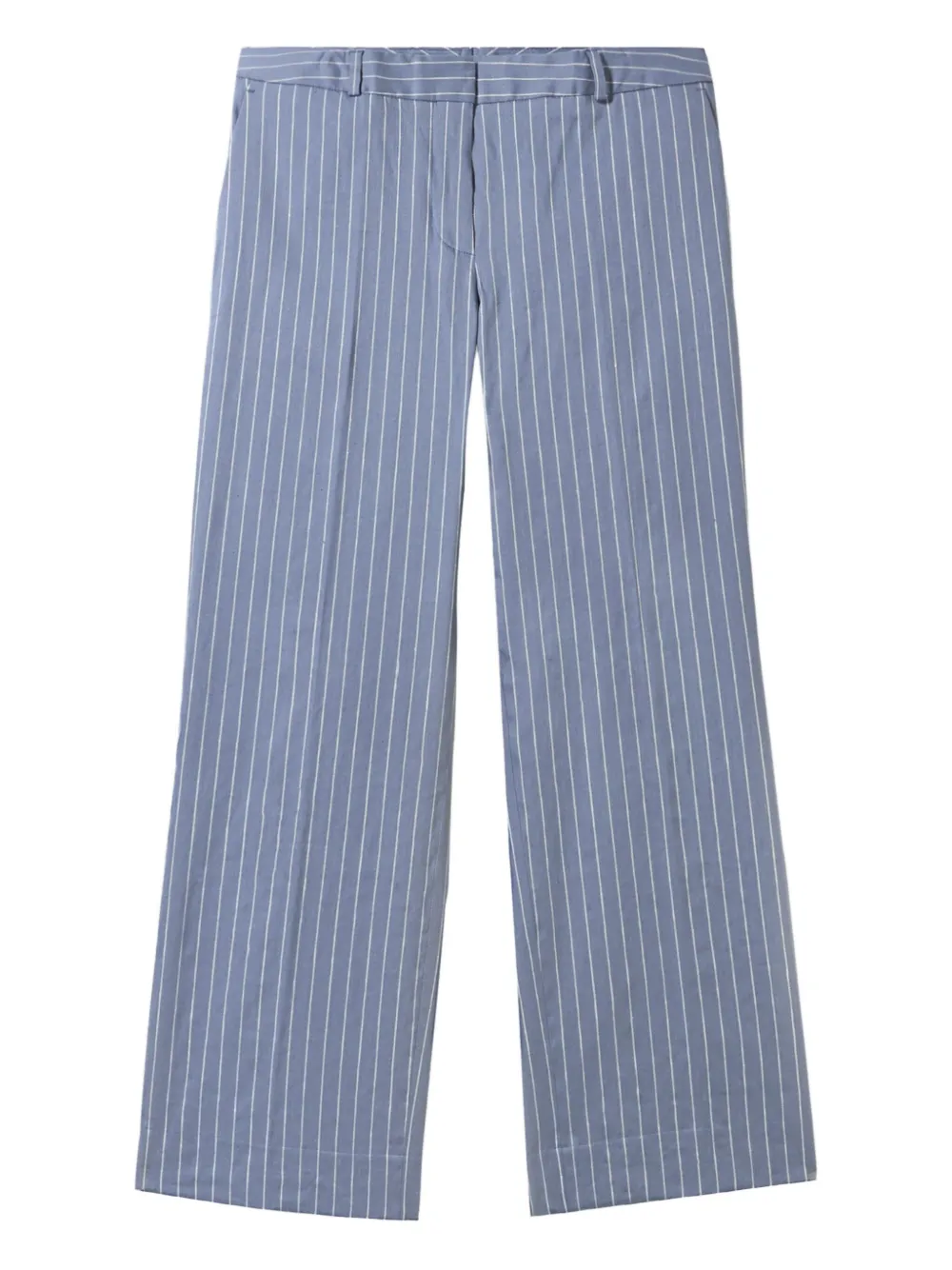 Brooks Brothers Broek met krijtstreep Blauw