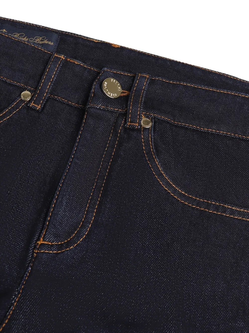 Brooks Brothers Straight jeans met vijf knopen - Blauw