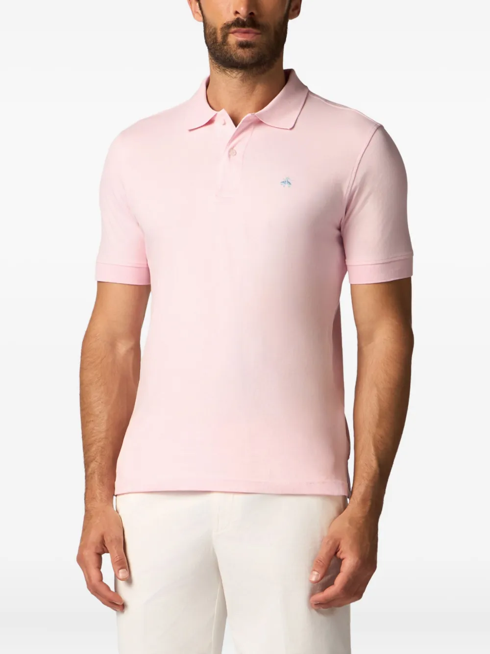 Brooks Brothers Katoenen poloshirt Roze